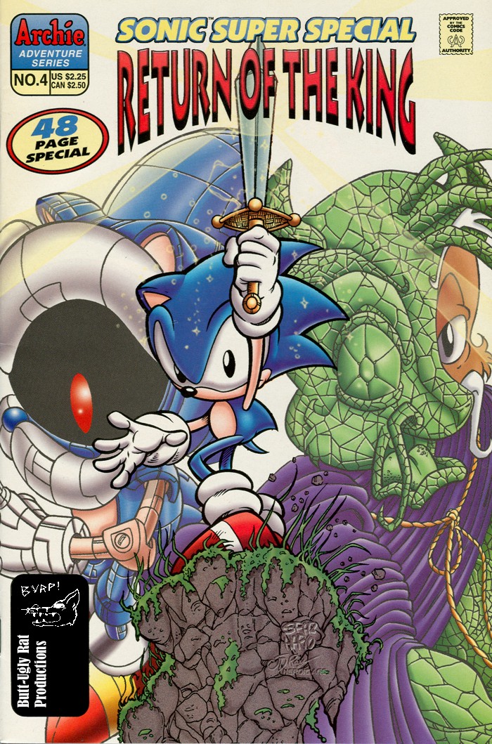 Sonic - Archie Adventure Series (Special) 1998a  Comic cover page